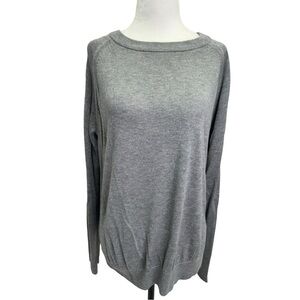 Lululemon Grey Crew Neck Long Sleeve Tunic Sweater Size 4